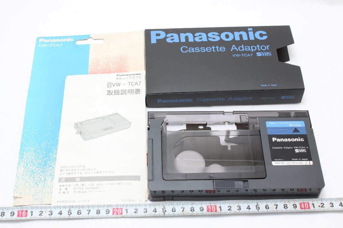 Yahoo!オークション -「panasonic vhsカセットアダプター vw-tca7」の