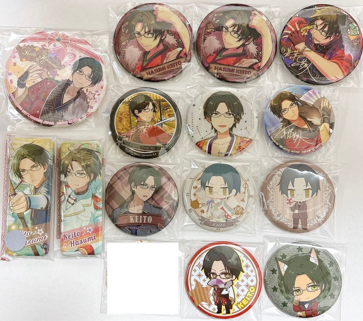 あんスタ 蓮巳敬人 中国 ハート缶バッジ 102点 あんスタ 蓮巳