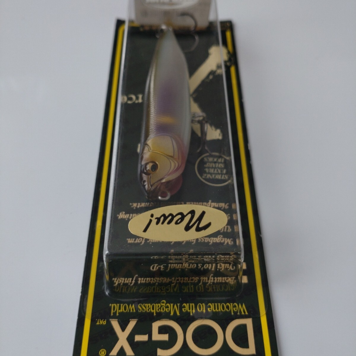 メガバス ドッグX (S) 限定 ヴィンテージカラー ブラックボーン 新品未
