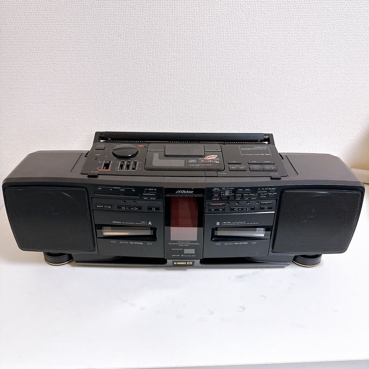 Yahoo!オークション -「victor rc-x90」(ラジカセ) (カセットデッキ)の