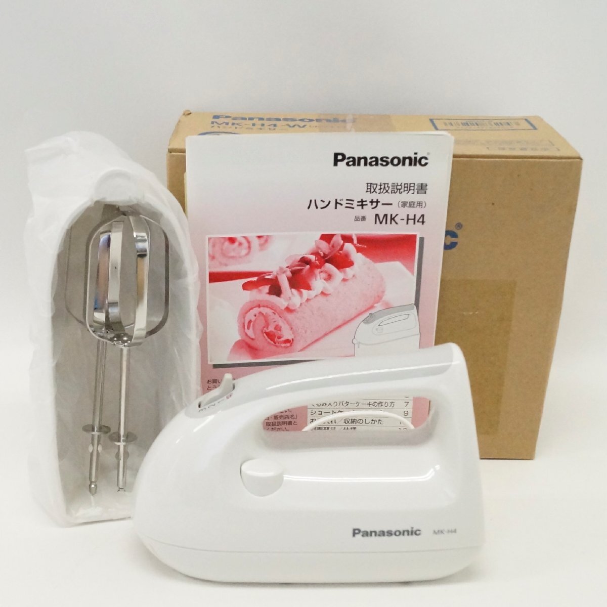 Yahoo!オークション -「panasonic ハンドミキサー mk-h4-w」(ハンド