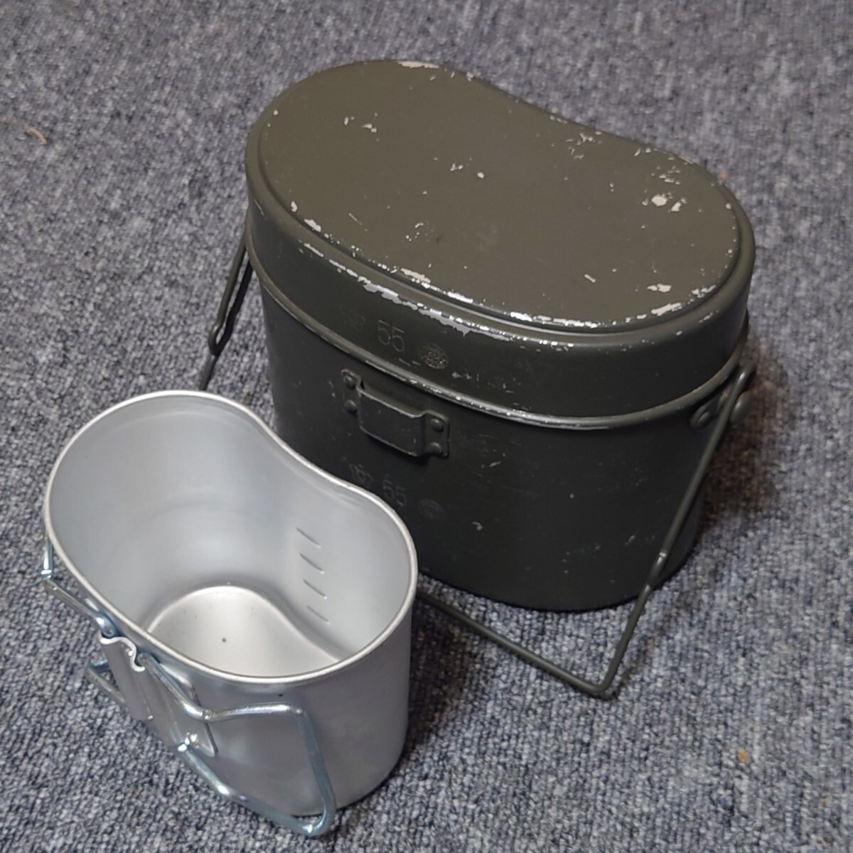 自衛隊 飯盒 水筒 昭和17年 日本軍の水筒・飯盒を買取ました！！
