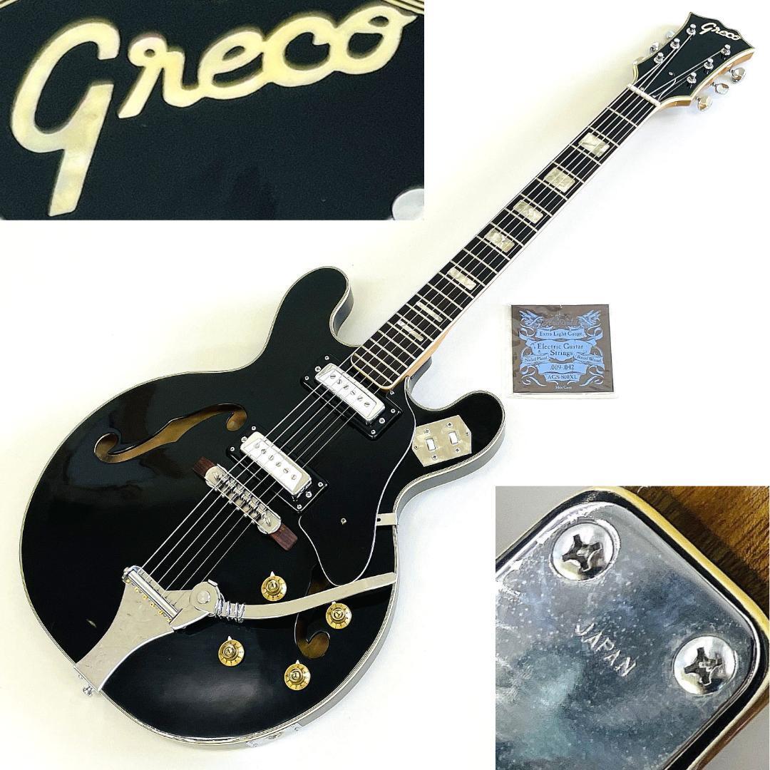 Yahoo!オークション -「greco セミアコ」(エレキギター) (ギター)の