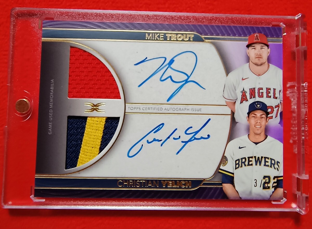 Yahoo!オークション -「trout サイン」(Topps) (シングルカード)の落札