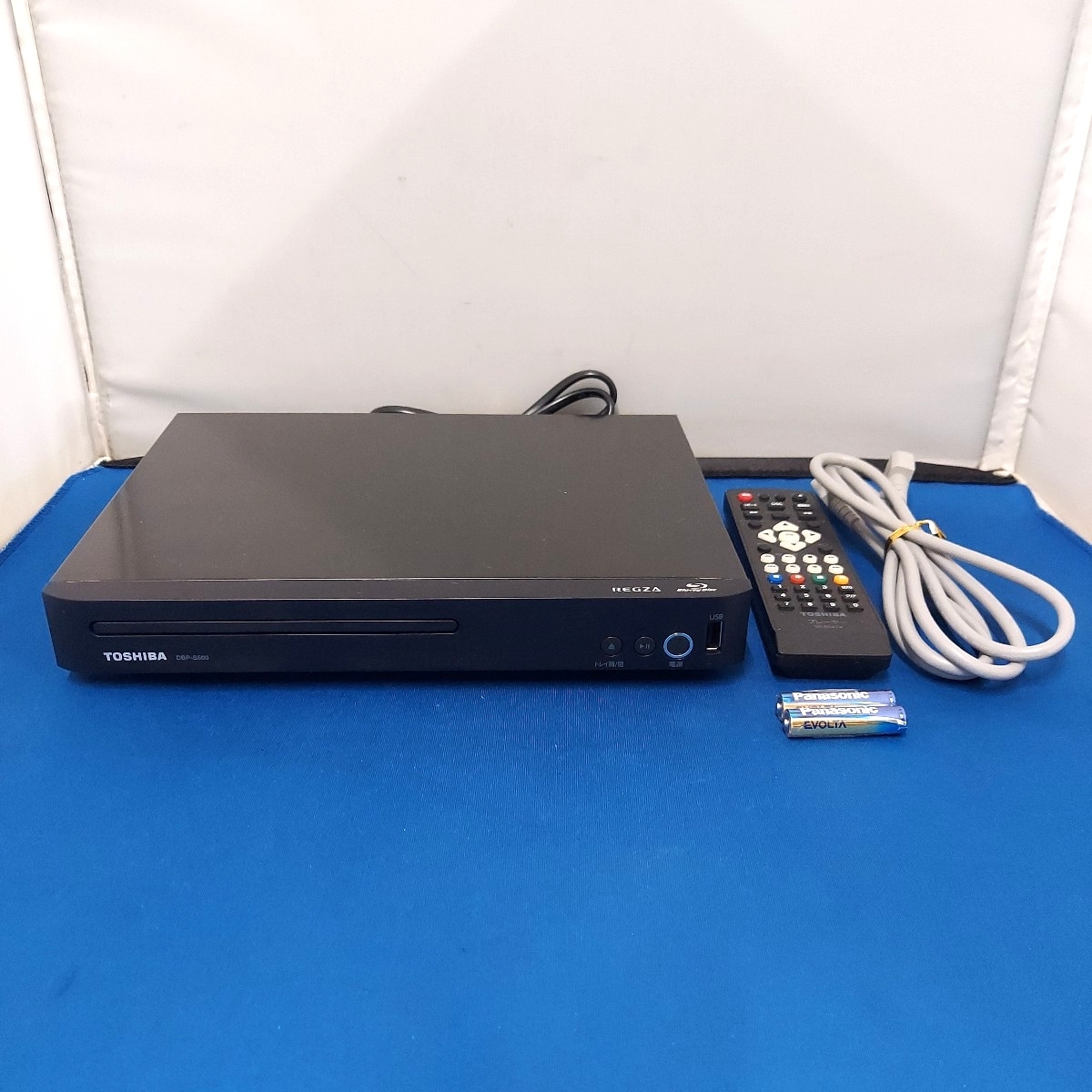 REGZA ブルーレイプレーヤーDBP-S500 HDMIケーブル付き 中古 REGZA