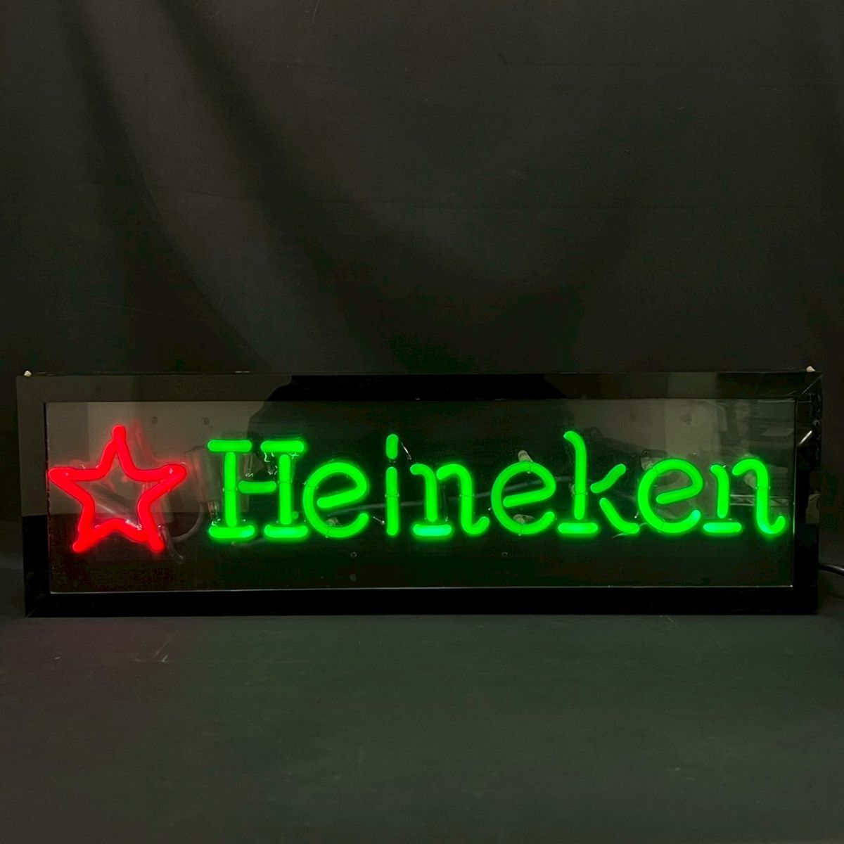 当時物Heineken ネオン管看板 アメリカ雑貨 レトロ 当時物Heineken