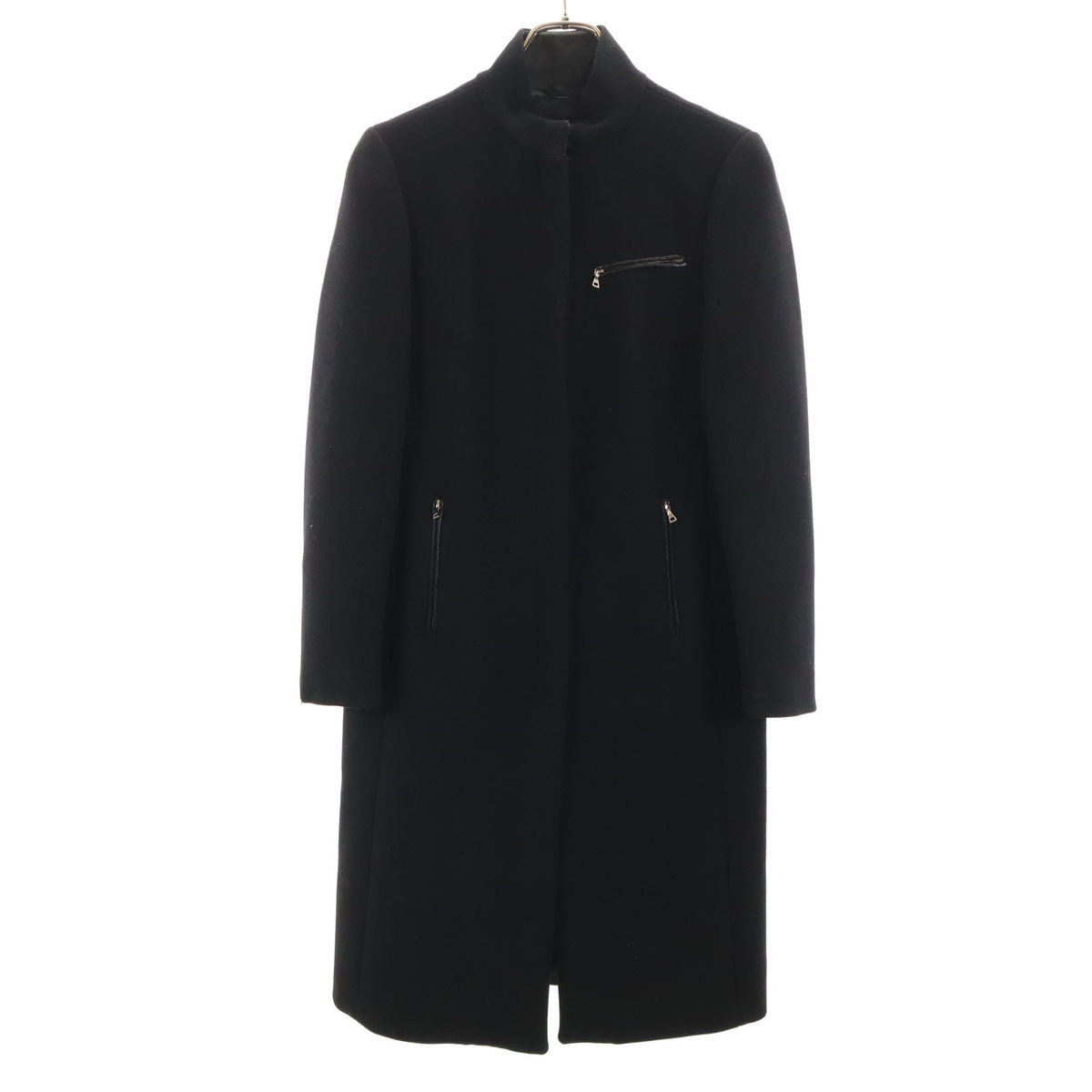 極美品 PRADA 2013AW チェスターコート 48 コレクション チェック 極美