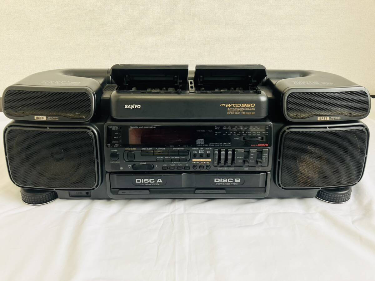 Yahoo!オークション -「sanyo ph-wcd950」(ラジカセ) (カセットデッキ