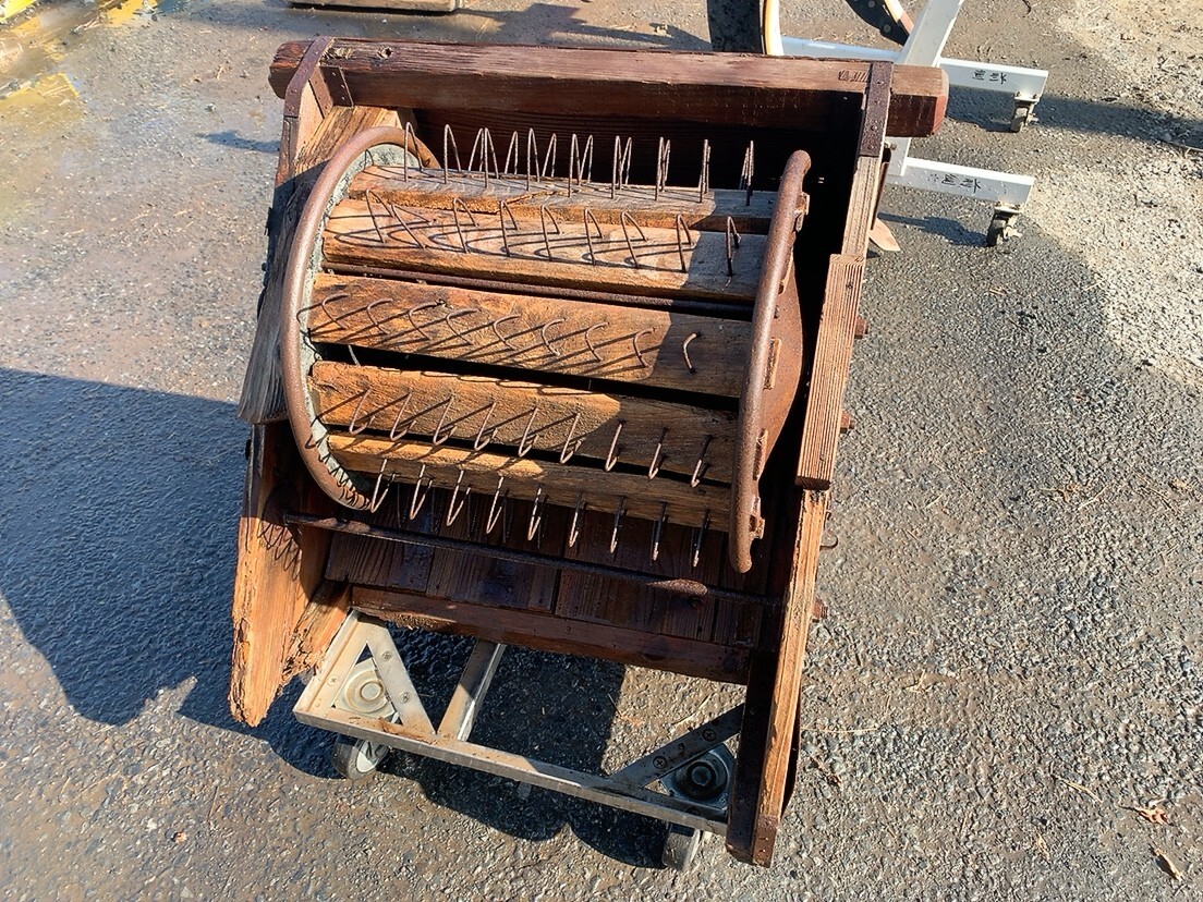 ダイヤモンド 脱穀機 昭和レトロ アンティーク ダイヤモンド 脱穀機