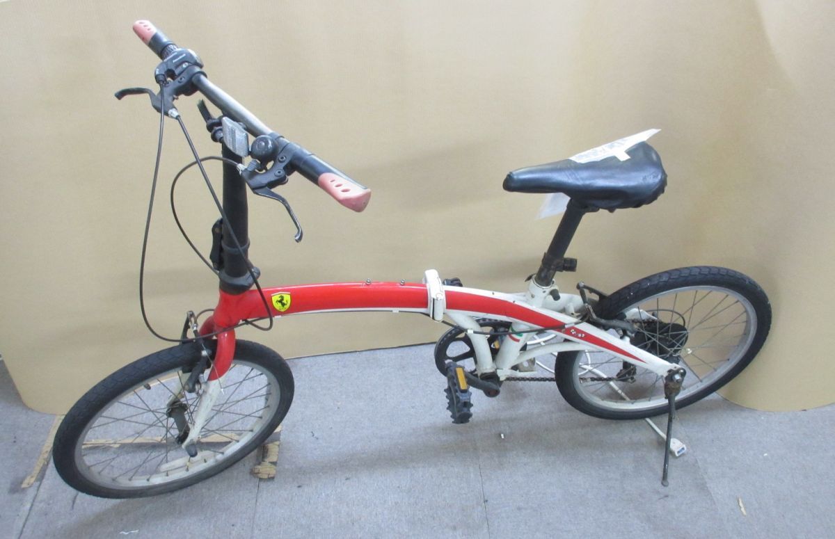 Yahoo!オークション -「フェラーリ」(折り畳み自転車) (車体)の落札