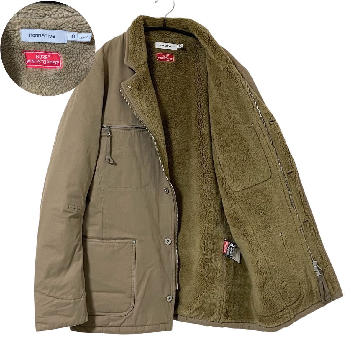 極美品 ANTONIO FUSCO アントニオフスコ ピュアカシミヤ100% ダブル
