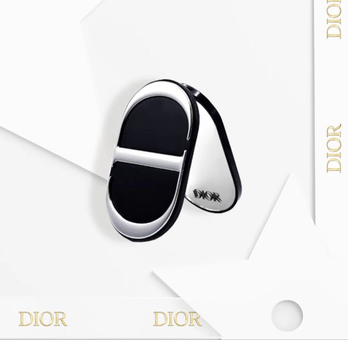 Dior ディオール ミラー付き スマホスタンドリング ミラー ノベルティ