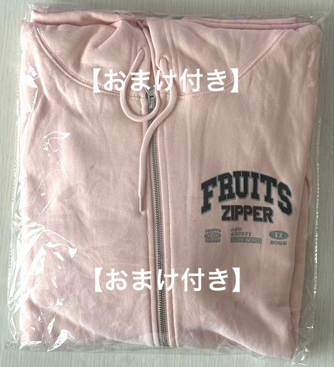 FRUITS ZIPPER 松本かれん パーカー 推しアピ ユニフォーム OSHI API