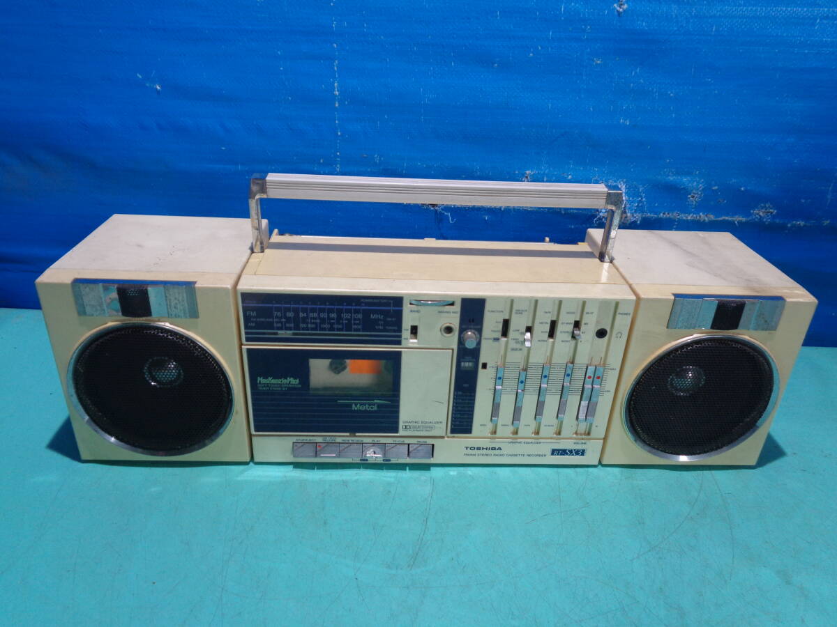 東芝 RT-SX3 FM/AM ステレオラジオ 着脱式 ラジカセ Yahoo