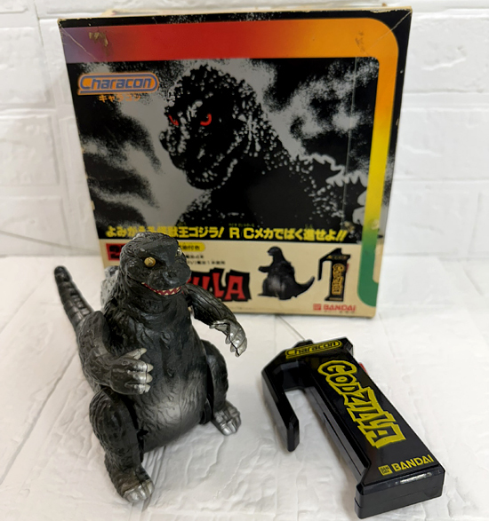 お宝 42年前 1983年製昭和レトロ 稼働品キャラコンゴジラ バンダイ日本