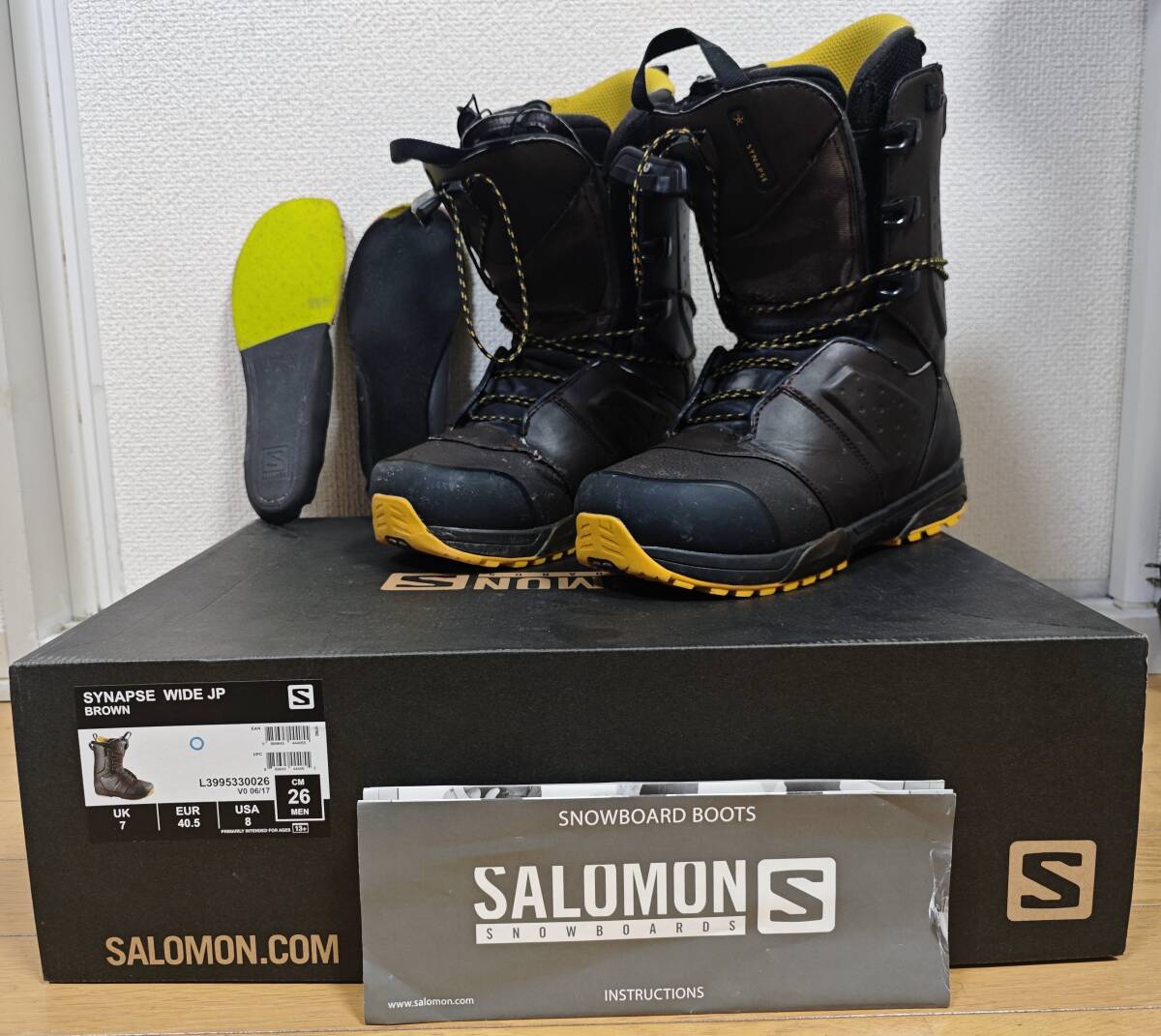 Yahoo!オークション -「salomon synapse wide」の落札相場・落札価格