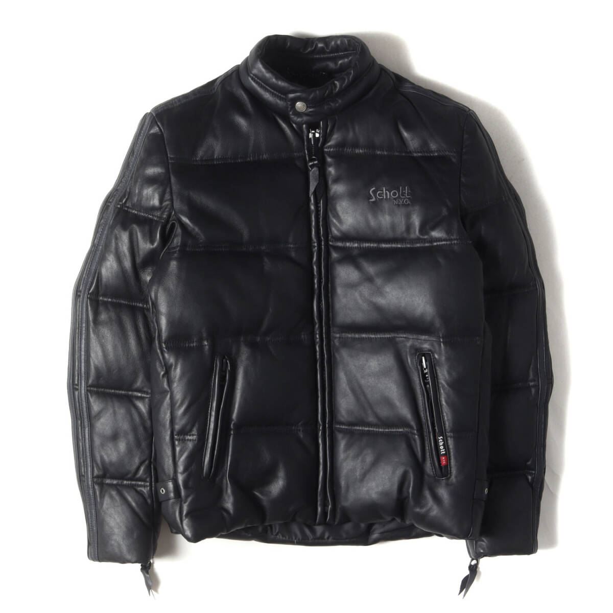 Yahoo!オークション -「schott レザーダウン」(男性用) (ショット)の