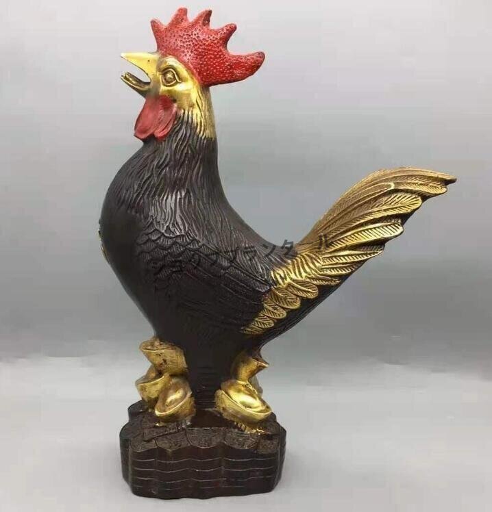 2026年最新Yahoo!オークション -鶏 置物(金属工芸)の中古品・新品