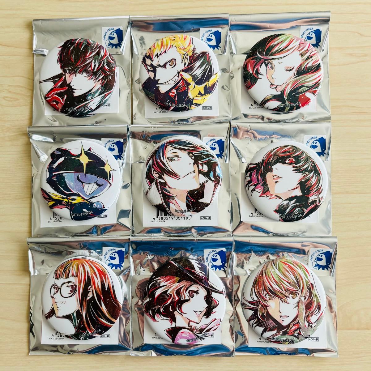 ペルソナ5 パンサー 缶バッジ 高巻杏 Ani-Art ペルソナ5 AMO CAFE 高巻