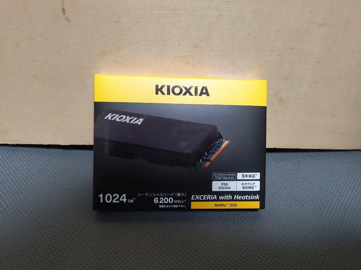 新品未開封】Kioxia EXCERIA with Heatsink 1TB SSD m 2 NVMe 購入証明