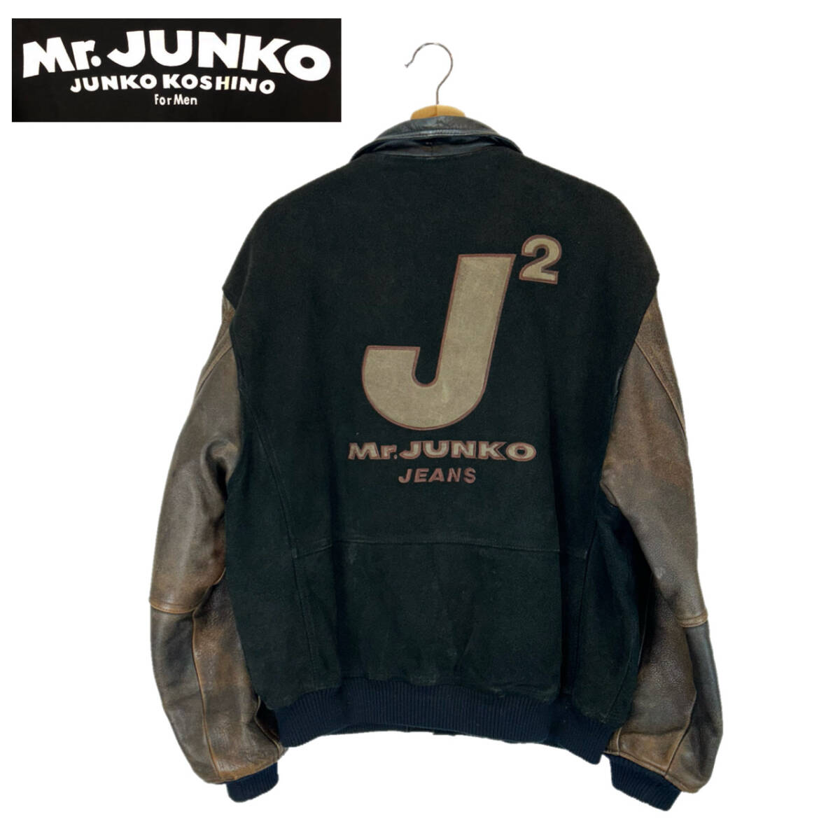 Mr JUNKO】ミスタージュンコ オールレザースタジャン スタジアム