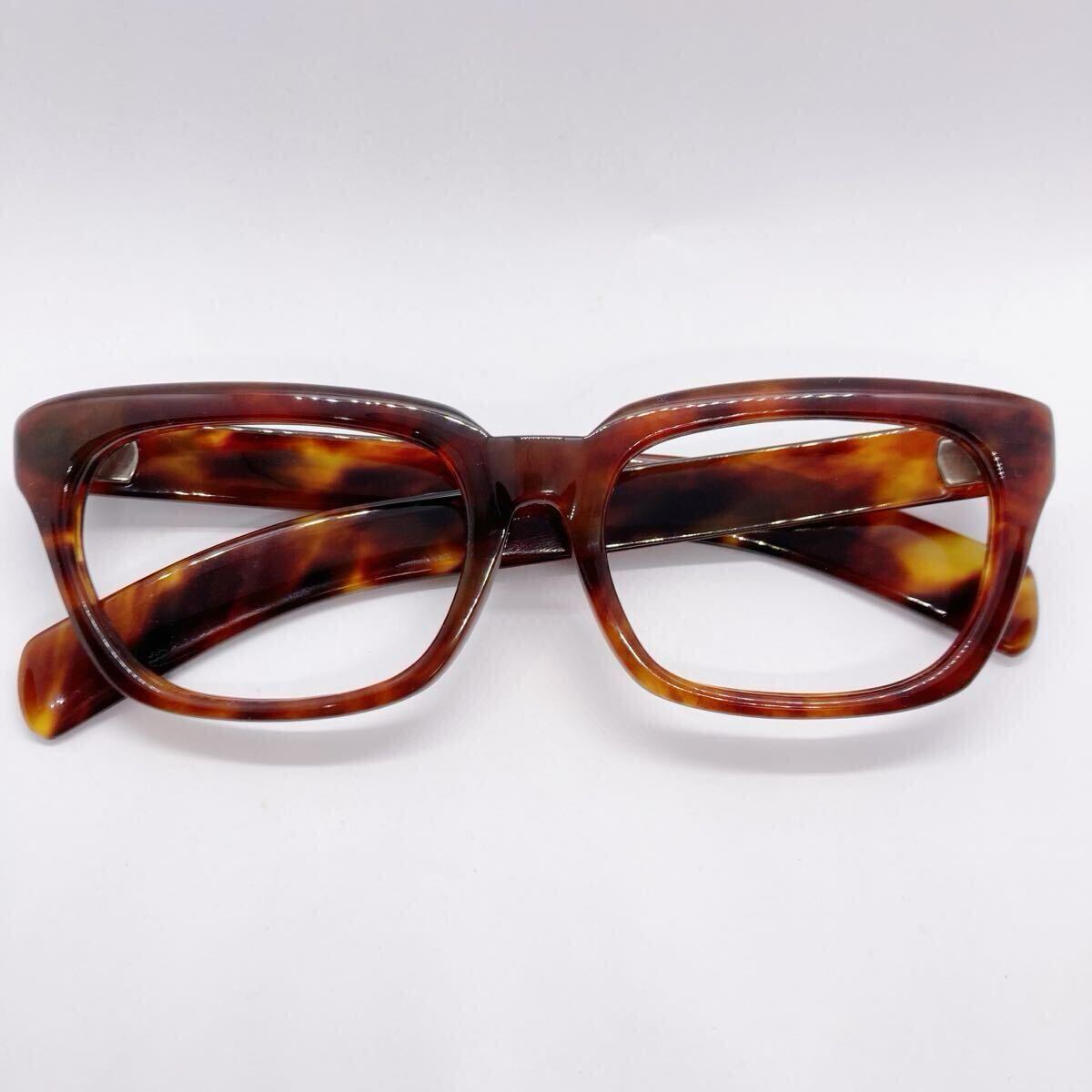本鼈甲のメガネ 本鼈甲 肉厚アンティーク眼鏡 xze05 TORTOISESHELL