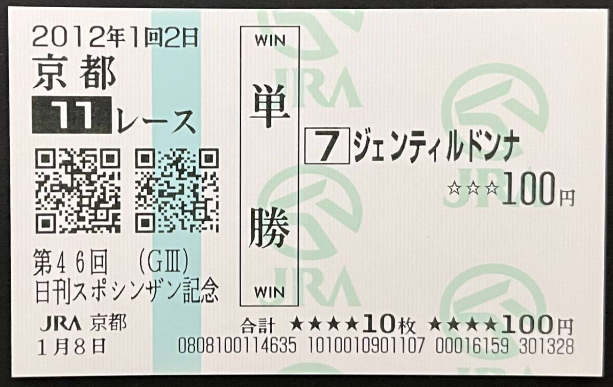 Yahoo!オークション -「シンザン」(終了したレースの馬券) (競馬)の
