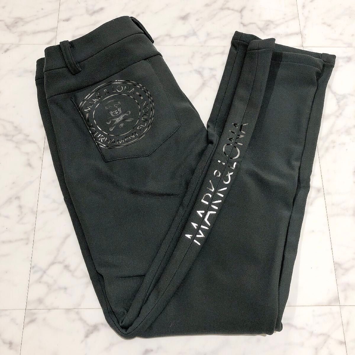MARK & LONA 23SS ヘリンボーン パンツ メンズ サイズ50 MARK & LONA