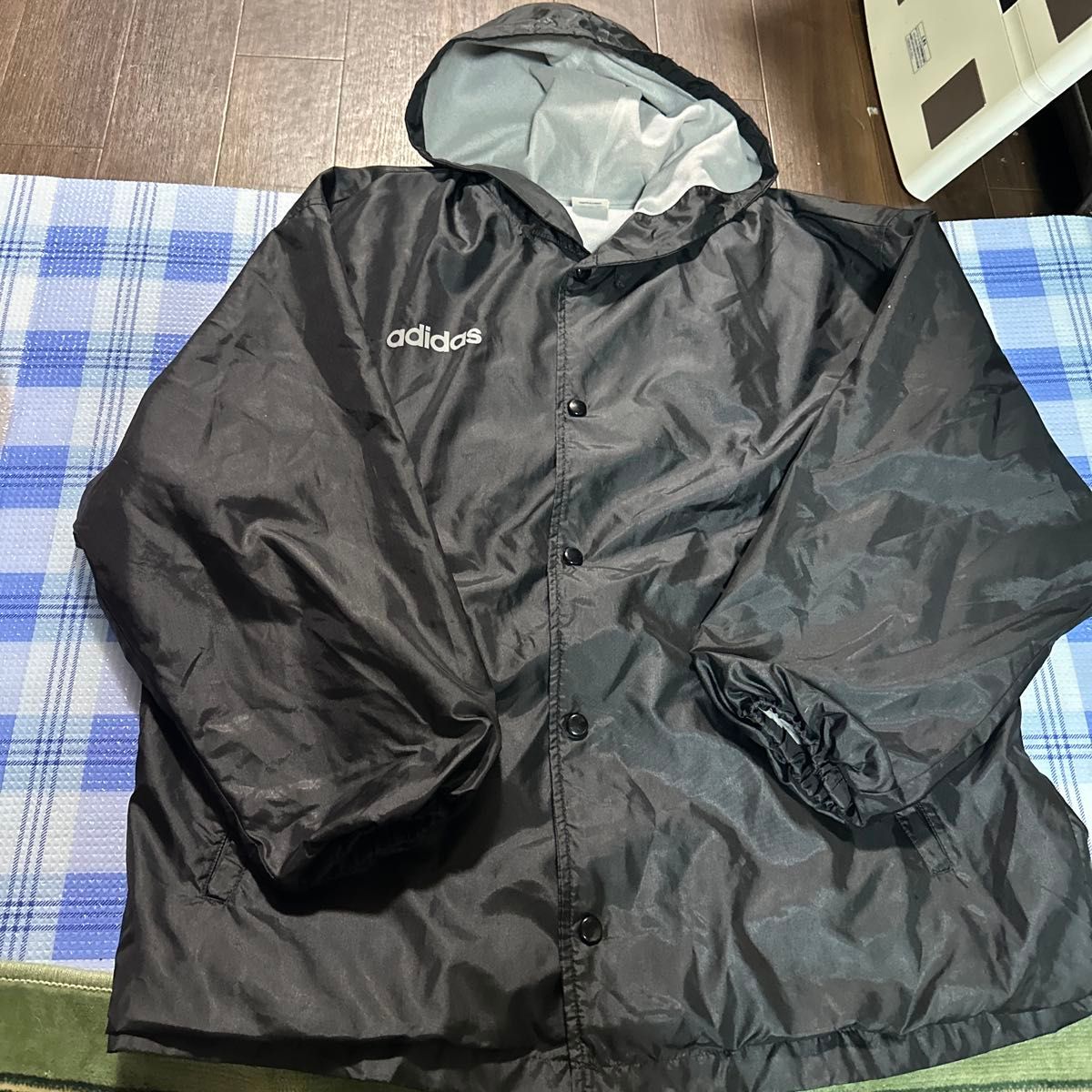 80s adidas ナイロンジャケット アディダス デサント ヴィンテージ 紺