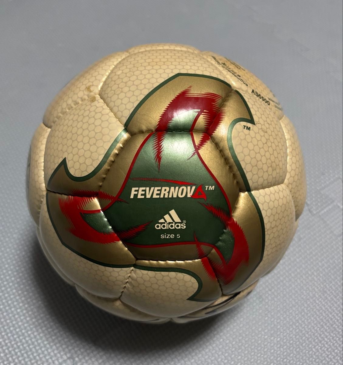 日韓ワールドカップ ボール Fevernova 公式試合球 5号球 JFA検定球