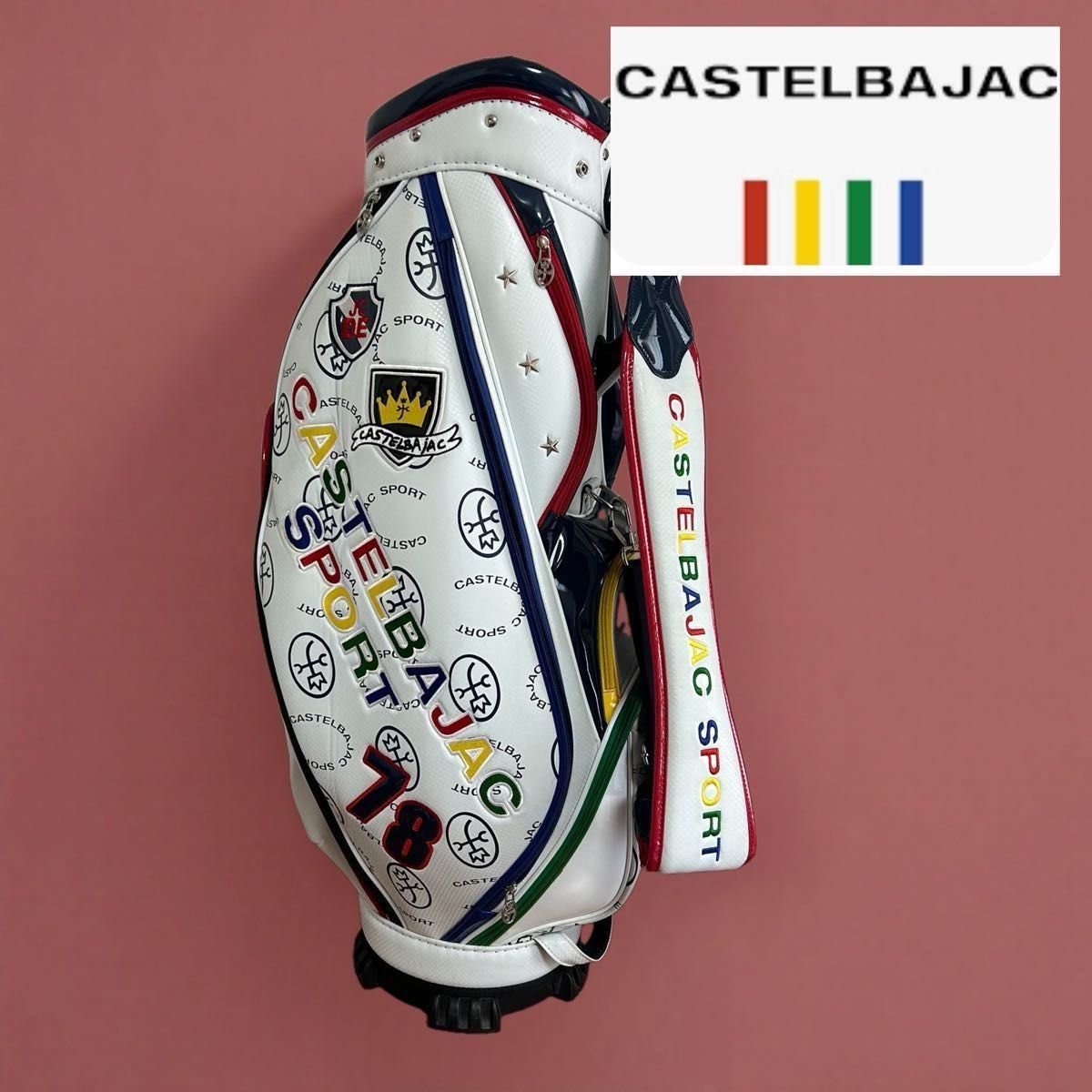 カステルバジャック スポーツ トラベルベア刺繍フードジャケット