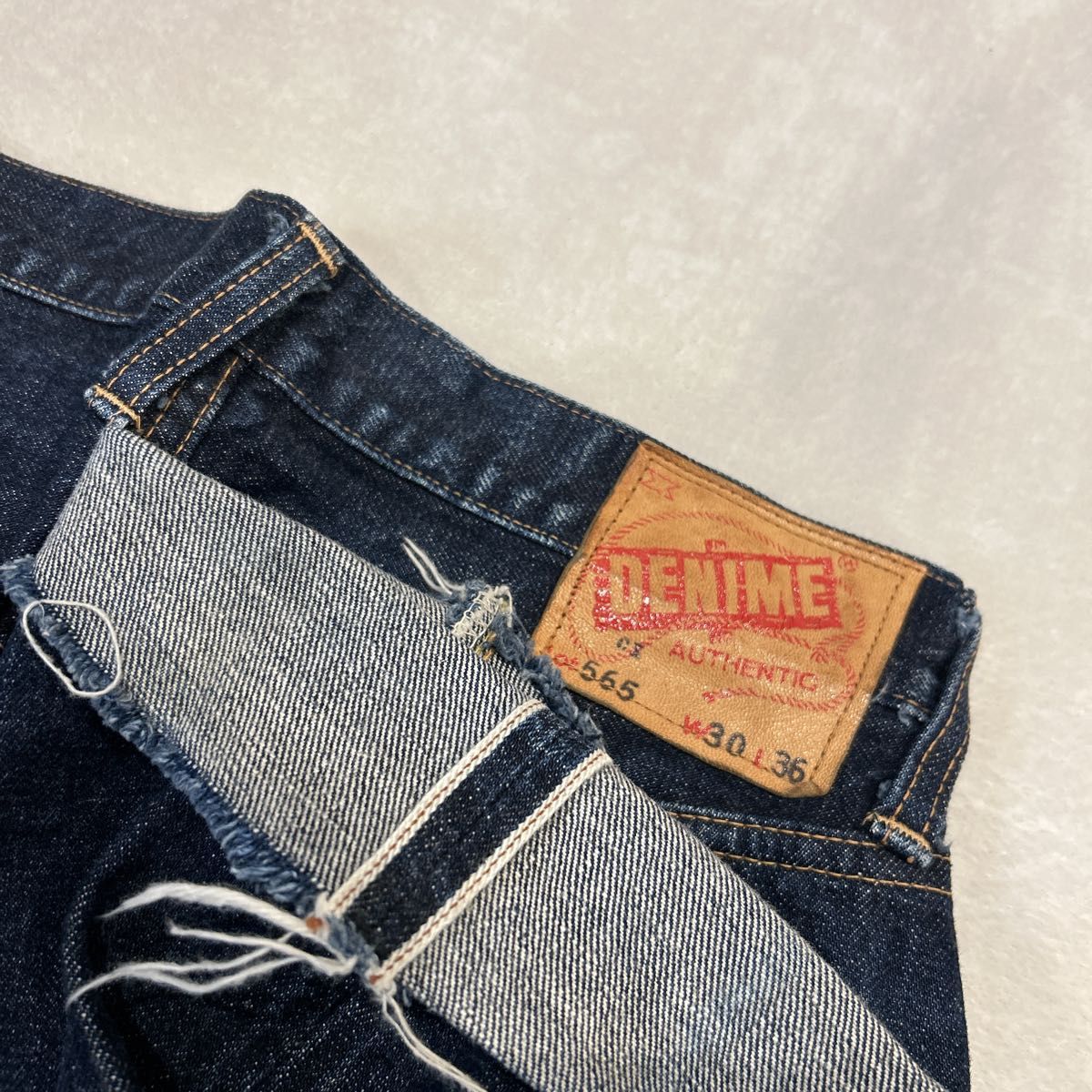 DENIME ドゥニーム 日本製 セルビッチデニムパンツ XXモデル 赤耳 裾