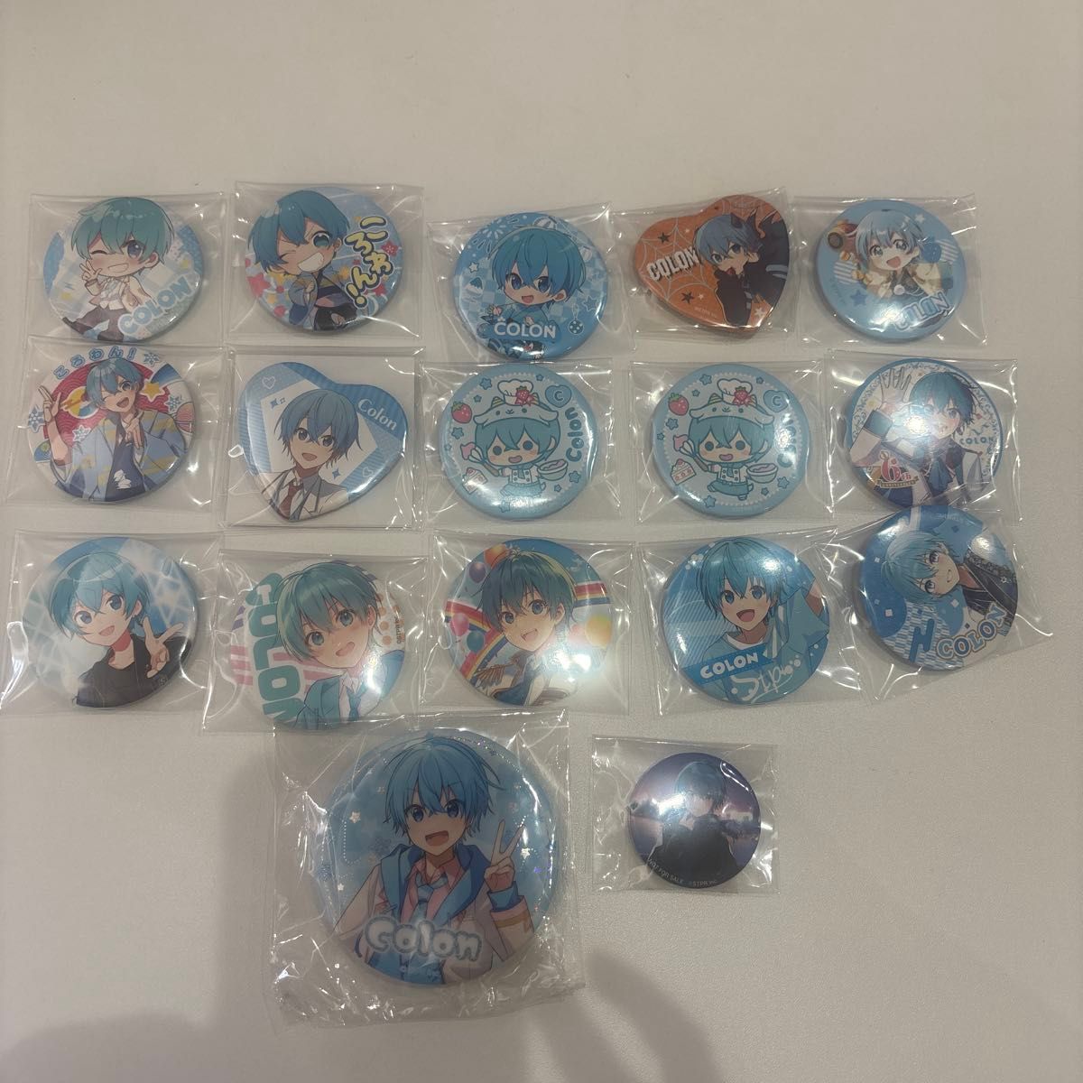 ころんくん アルバ空色エンドロール 特典会 缶バッジ 9個セット｜Yahoo