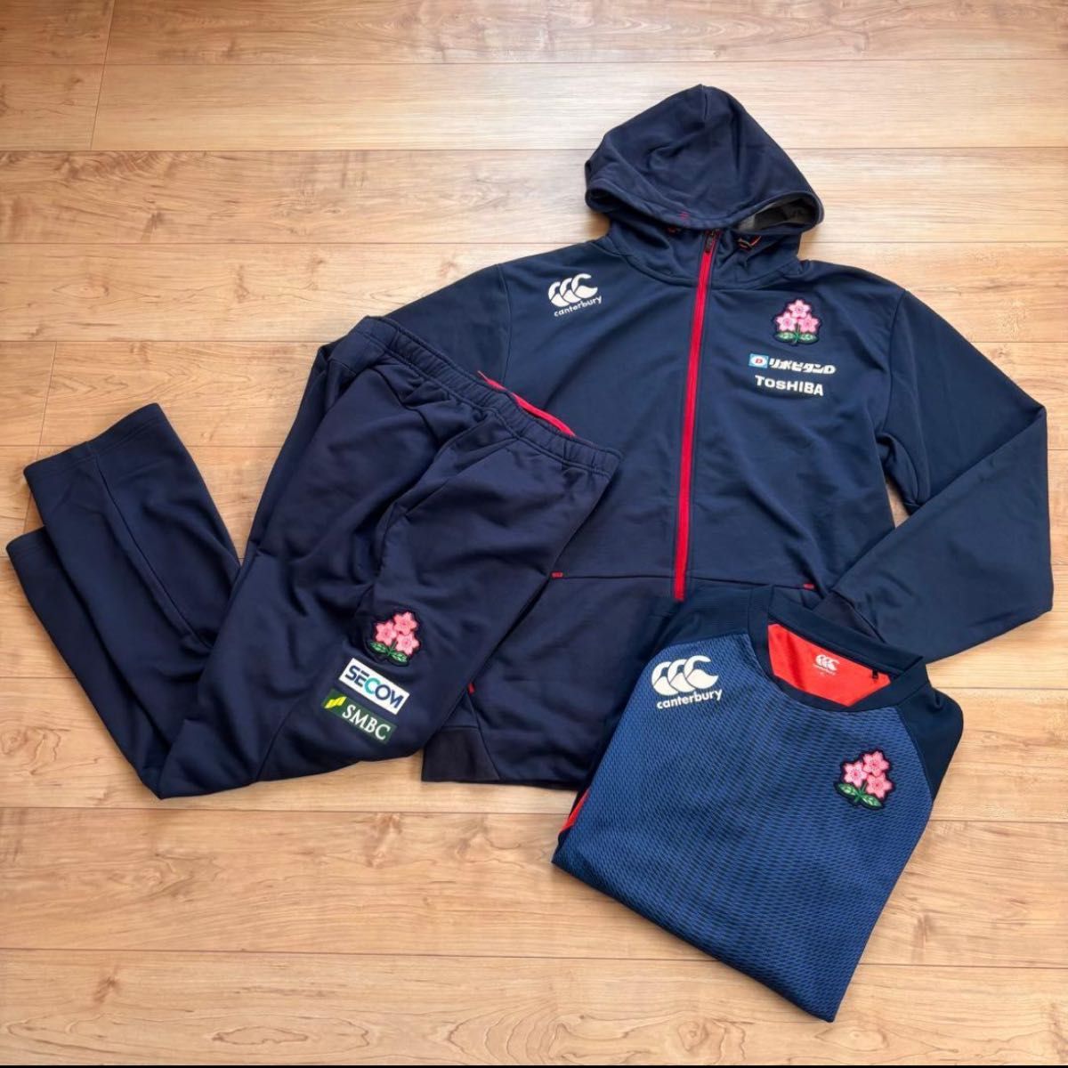 ラグビー日本代表 JAPAN CANTERBURY カンタベリー ヤッケ ピステ