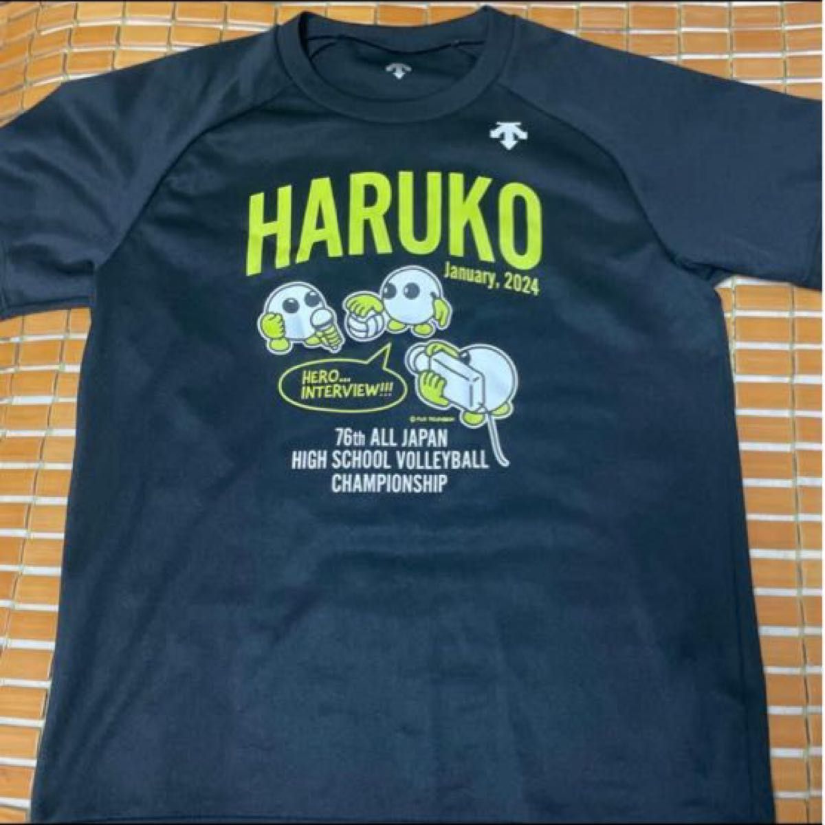 国体Tシャツ インターハイTシャツ2025 滋賀国体 デサントTシャツ