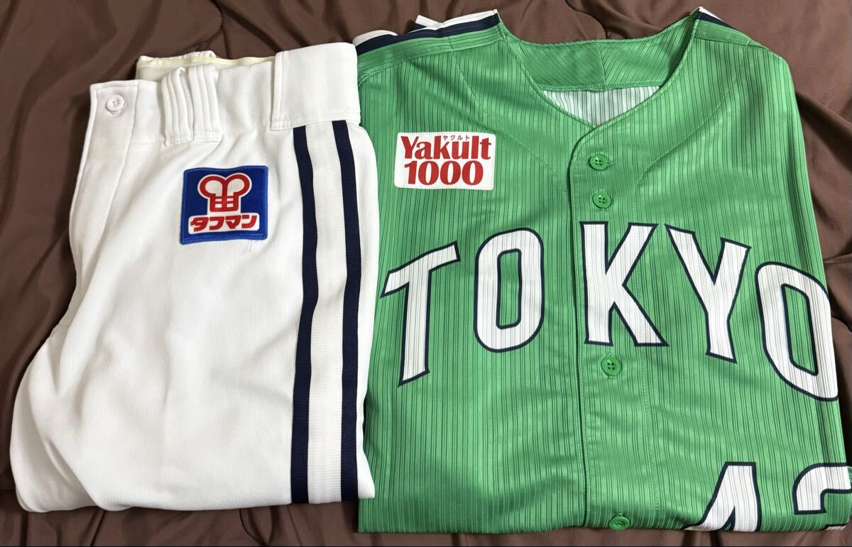 東京ヤクルトスワローズ 山本 選手 実使用 ユニフォーム 支給品 野球