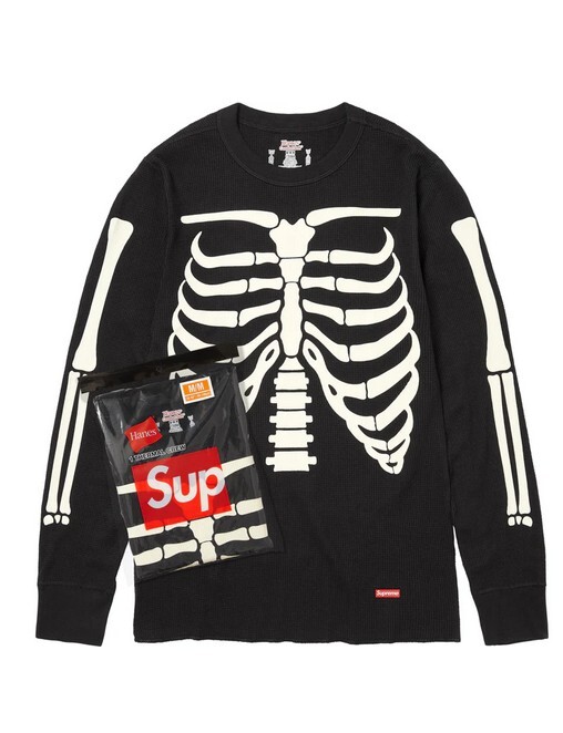 新品未使用 M】Supreme Hanes Bones Thermal Crew Floral シュプリーム