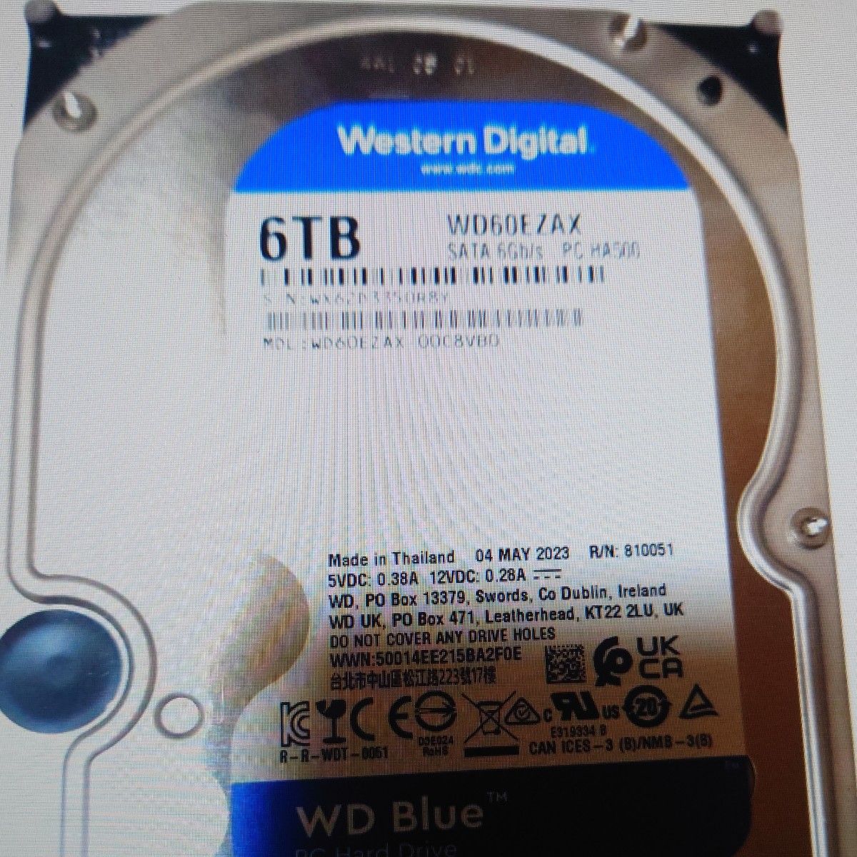 Western Digital WD60EZAX ［WD Blue 6TB］ WD Blue 内蔵型