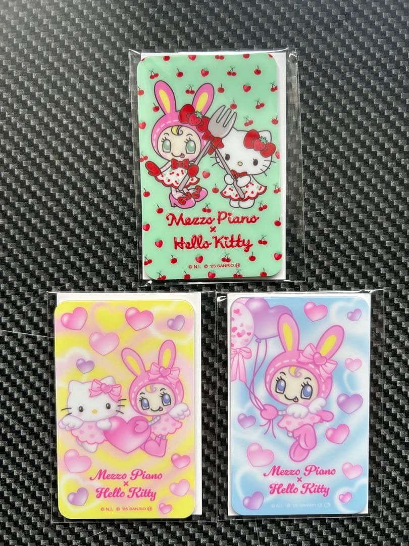 メゾピアノXハローキティ カードミラー 全5種セット｜Yahoo!フリマ（旧