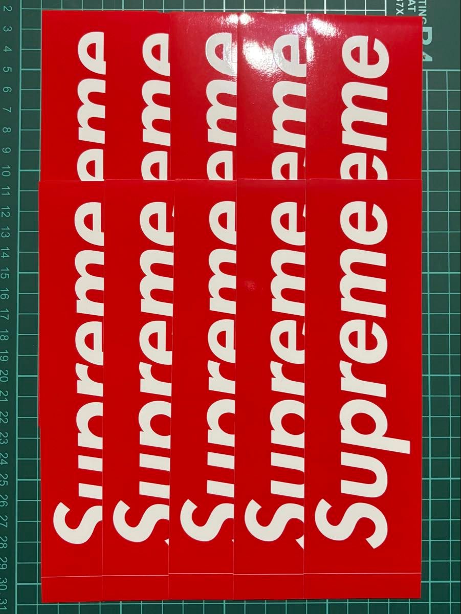 Supreme シュプリーム ボックスロゴ ステッカー ドル札ステッカー 2枚