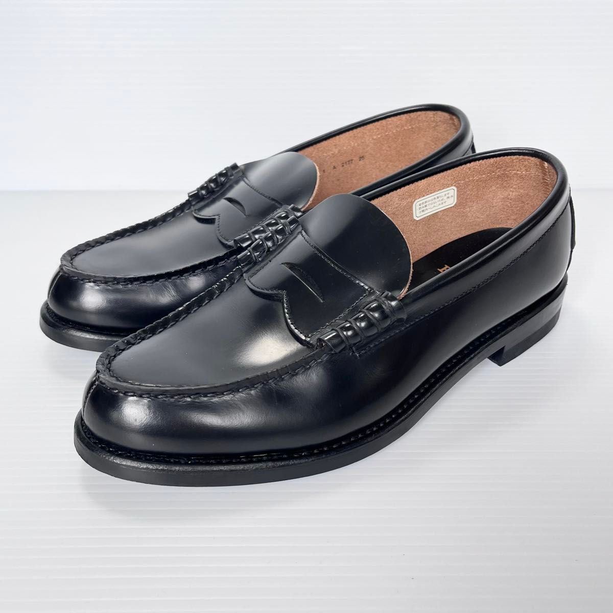 未使用級】 REGAL 2167 （25） コブラヴァンプ ローファー 黒 リーガル