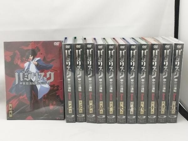 初回限定盤 バジリスク 甲賀忍法帖 DVD 全12巻 スペーサーフィギュア付