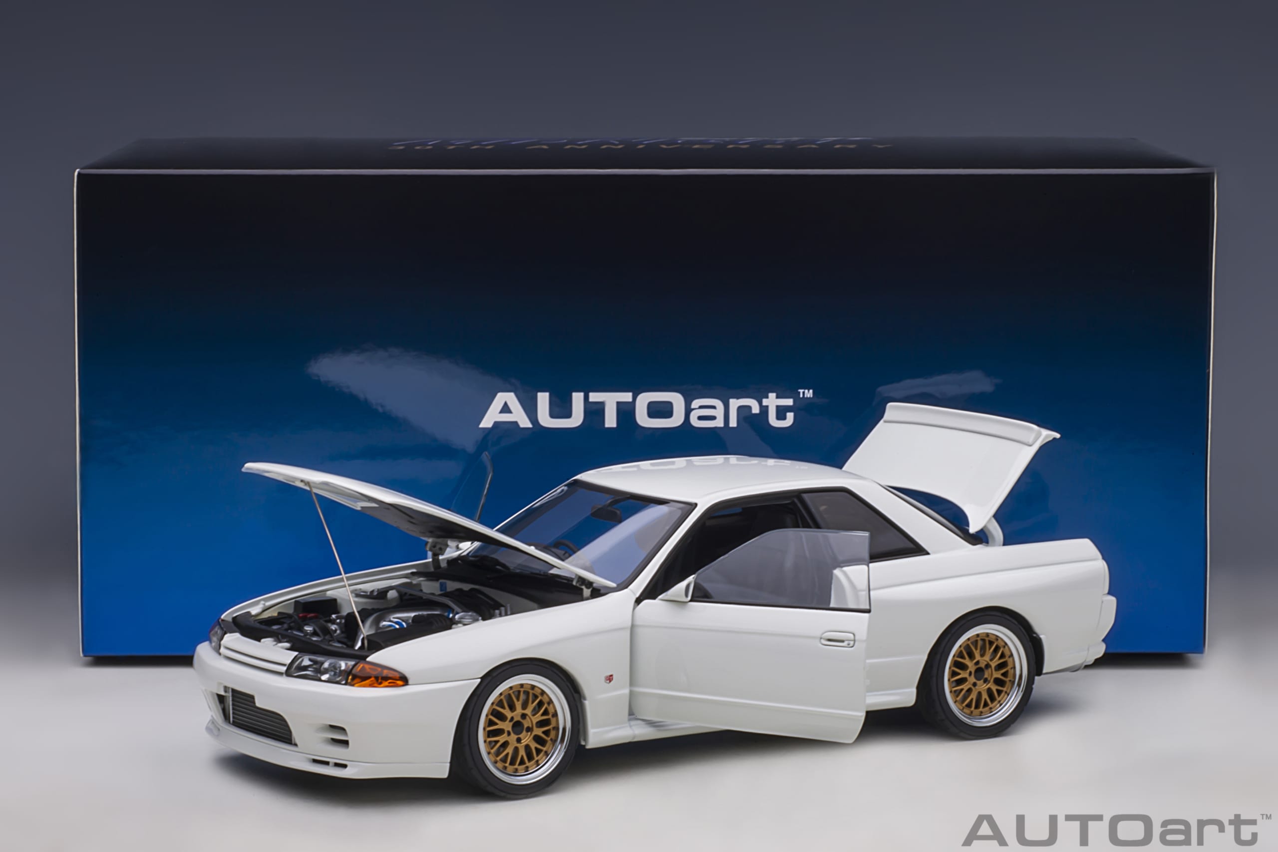 1/18 オートアート 日産 R32 スカイライン GT-R 茨城県警 パトカー