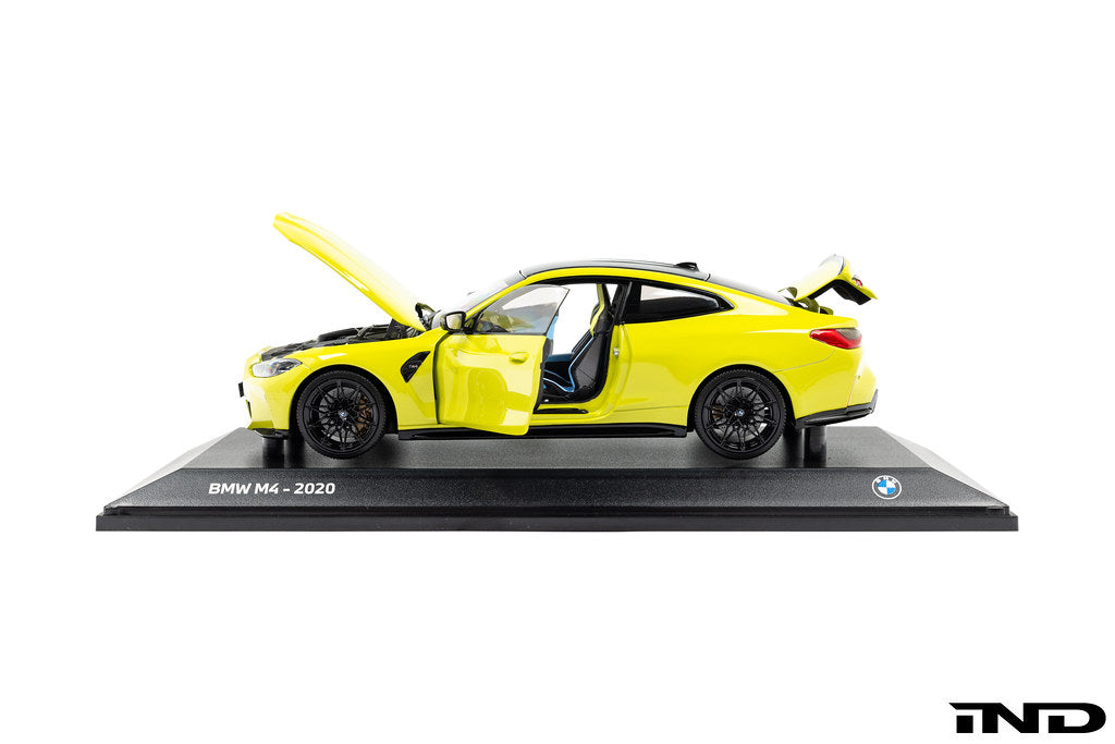 Genuine BMW 1:18 Die-cast Model Car - Sao Paulo Yellow - G82 M4