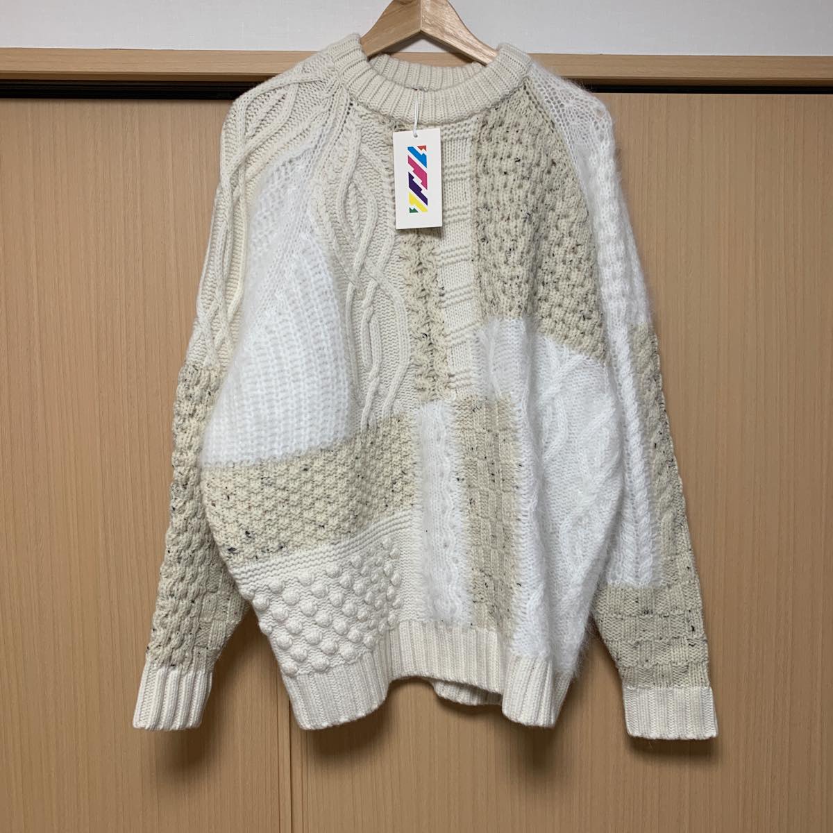 買取実績】 is-ness (イズネス) MOSAIC KNITTED SWEATER / モザイク