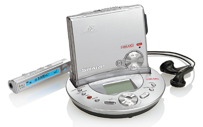 ジャンクSHARP 1bitポータブルMDレコーダー IM-DR80-S SHARP シャープ