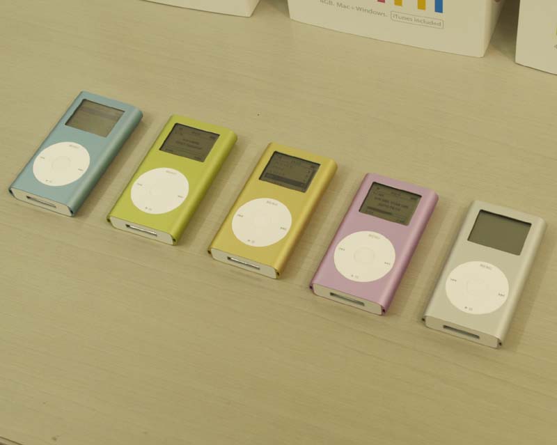 アップル、iPod mini/AirMac Expressの説明会を開催