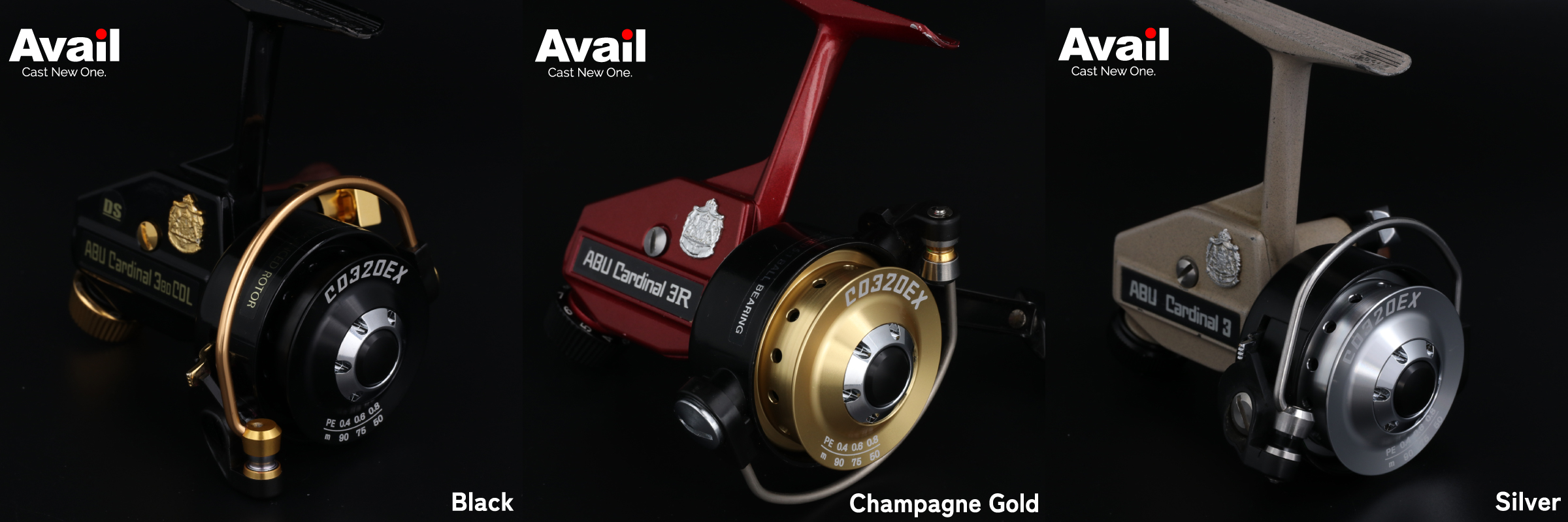 ABU Cardinal3シリーズ用 アルミスプール｜Fishing Tools“Avail