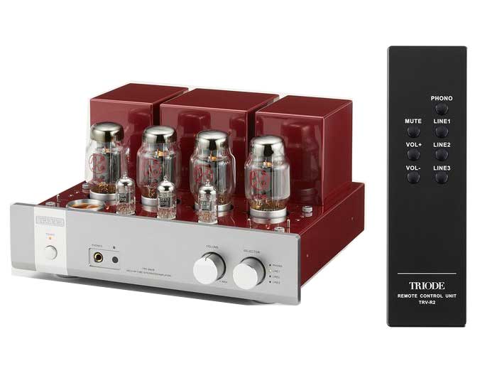 トライオードTRV-88XR AB級プッシュプル方式の真空管プリメインアンプ