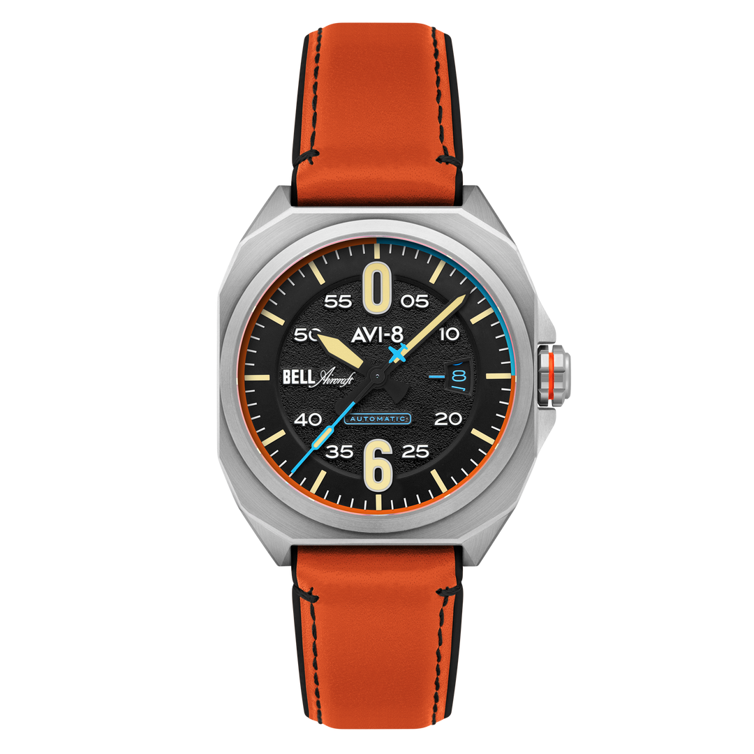 Retro Orange | Bell X-1 Machbuster Automatic – AVI-8 Timepieces